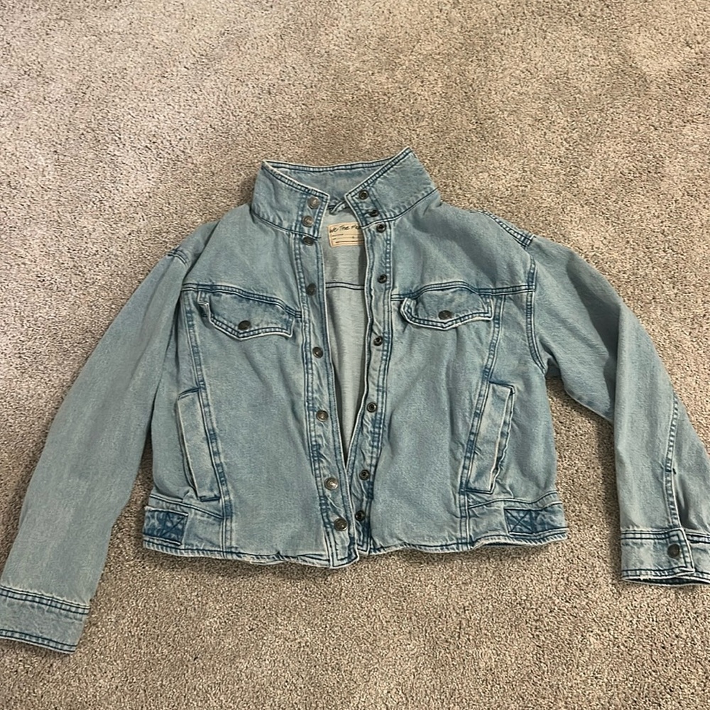 Free people denim jacket size S